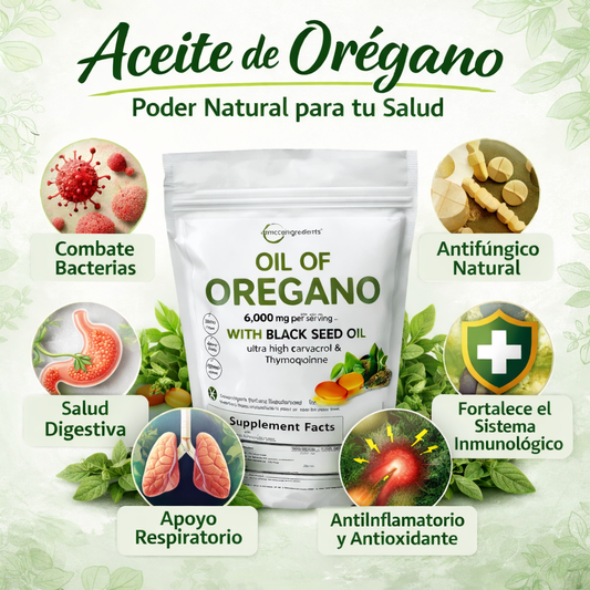 Aceite de Orégano 100% Natural para la Digestión