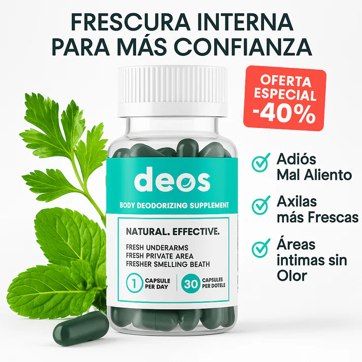 DEOS: la solución interna para eliminar el mal olor sin vergüenzas